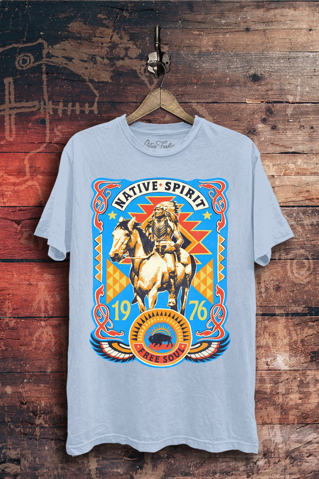 Honor The Native Spirit Western Graphic T-Shirt