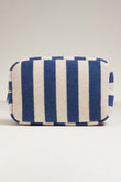 Large Striped Makeup Bag
