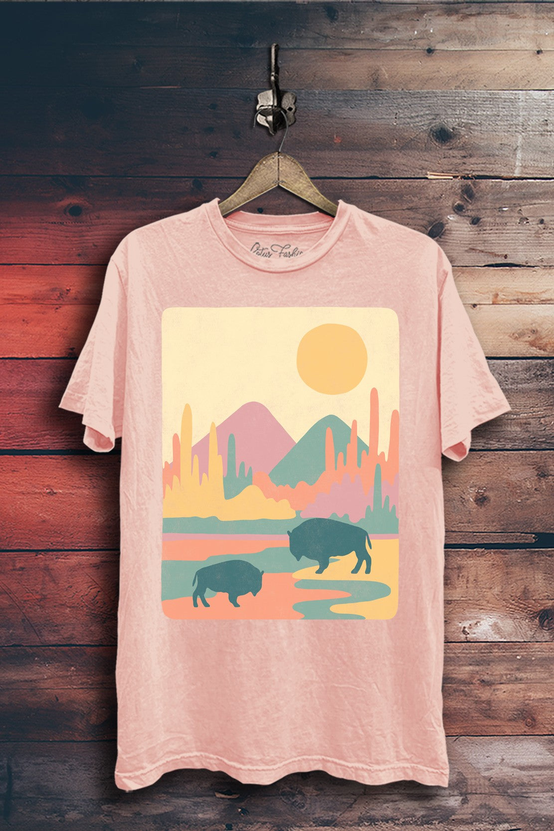 Roam Free Bison Western Graphic T-Shirt