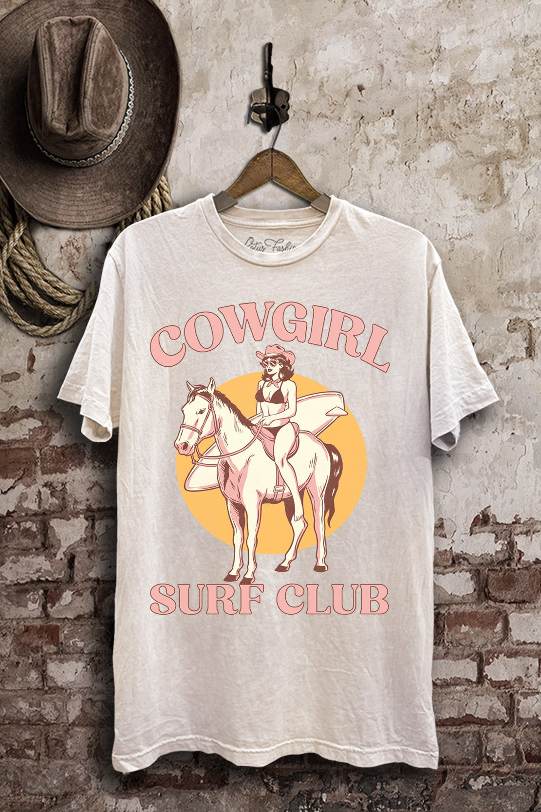 Cowgirl Surf Club Western Graphic T-Shirt