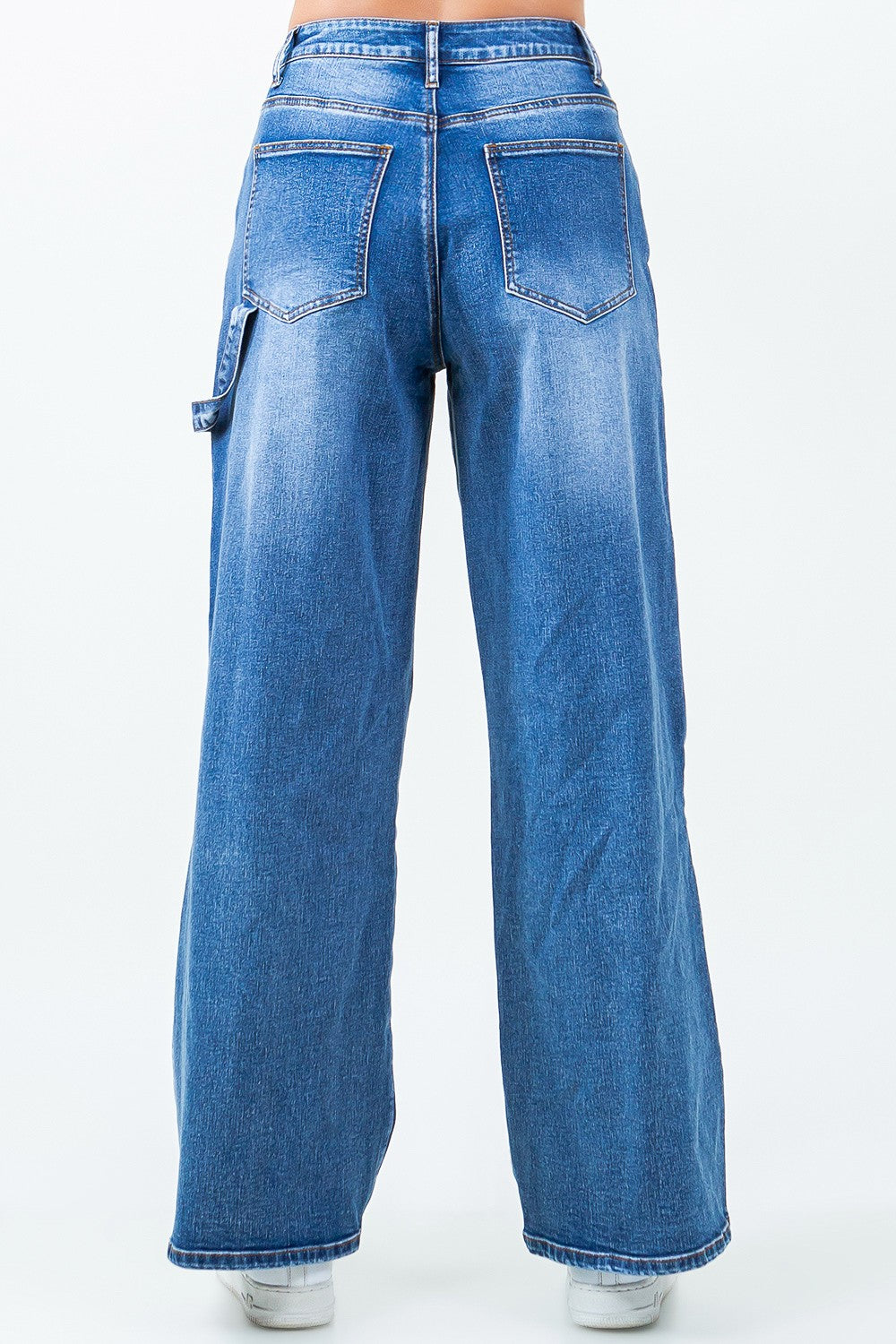 Fade Into You Wide Barrel Leg Jeans