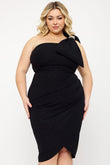 Girl Goes Glam Glitter Black Party Dress
