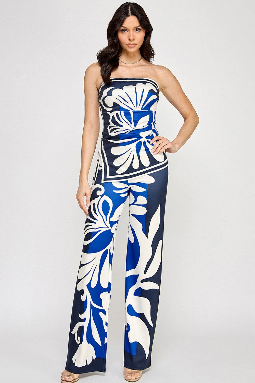 Cruise To Capri Tube Top & Pants Set