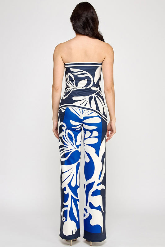 Cruise To Capri Tube Top & Pants Set