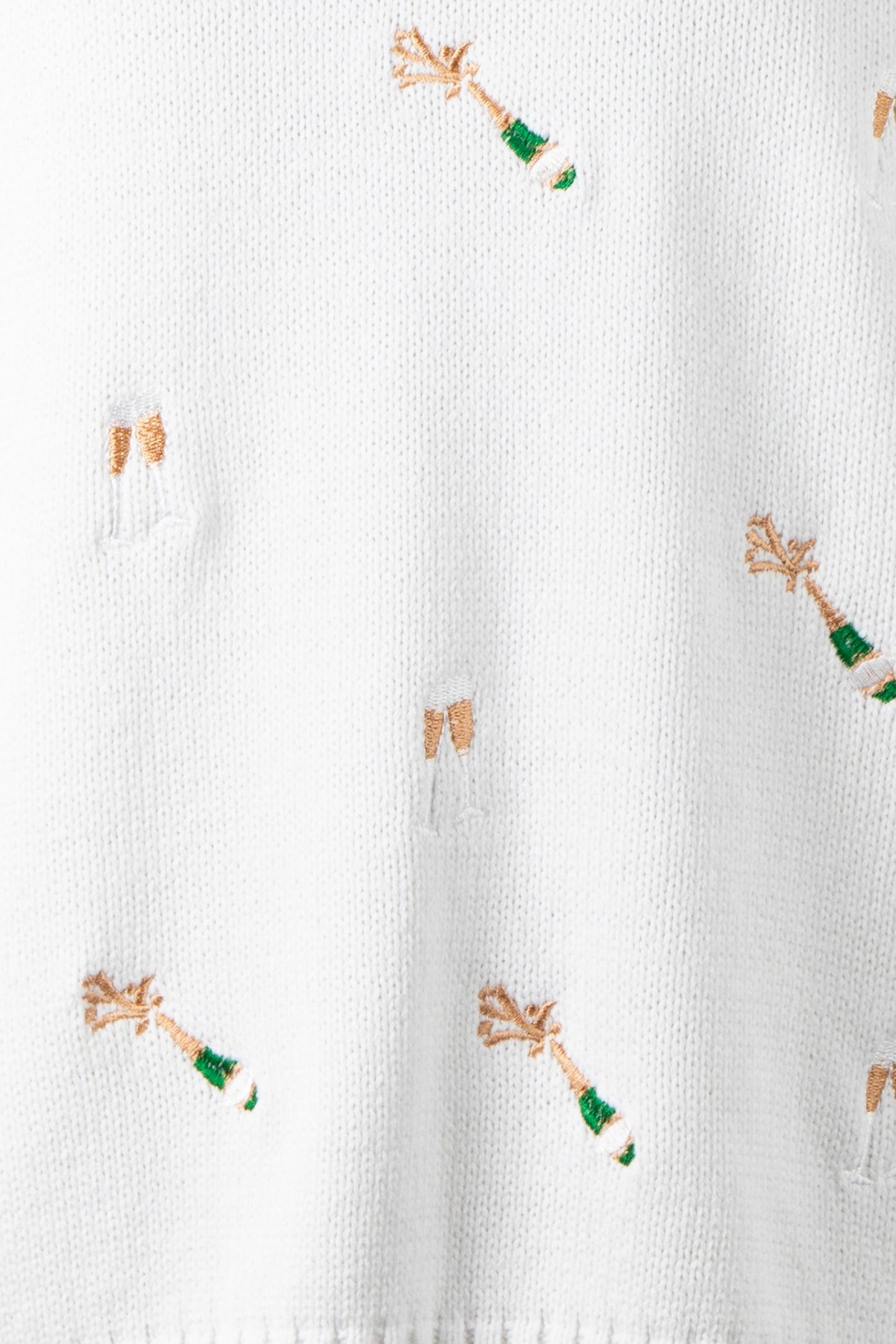 SALUTE THE FLUTE CHAMPAGNE PARTY SWEATER