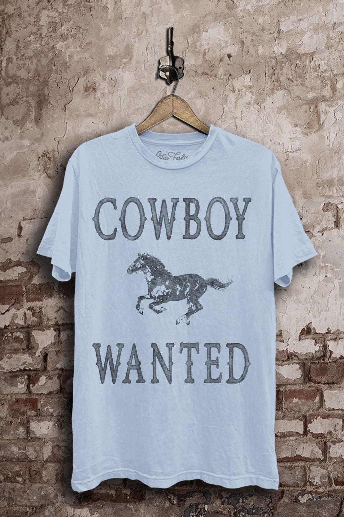 Cowboy Wanted Western Graphic T-Shirt