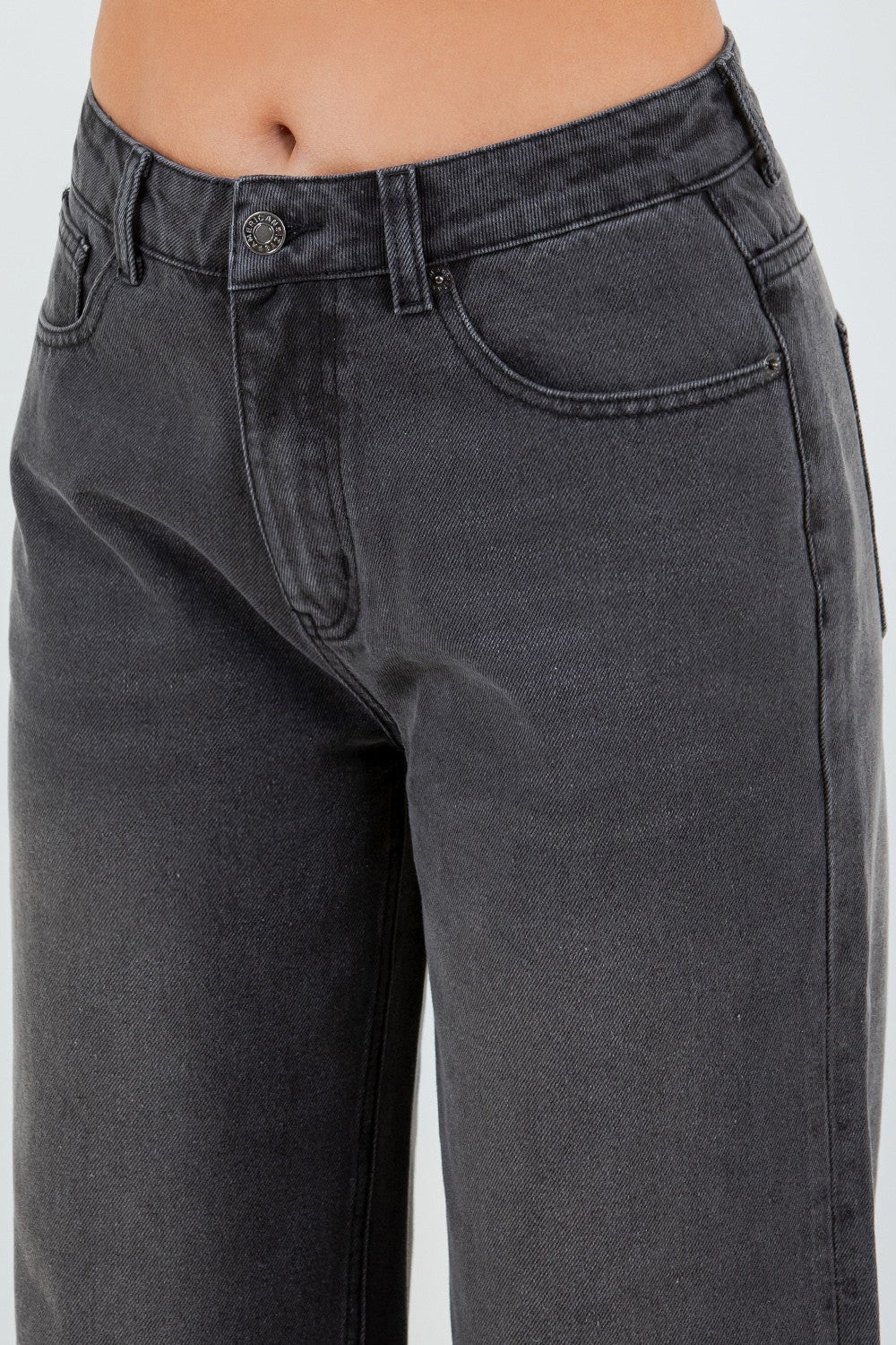 Roll With It Straight Leg Cuffed Jeans