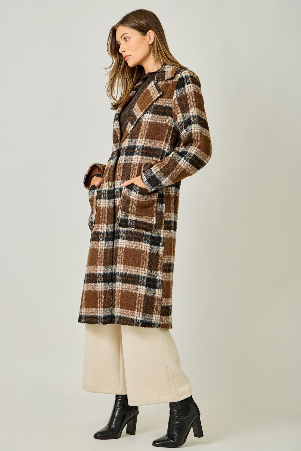 Classic Core Pretty In Plaid Coat