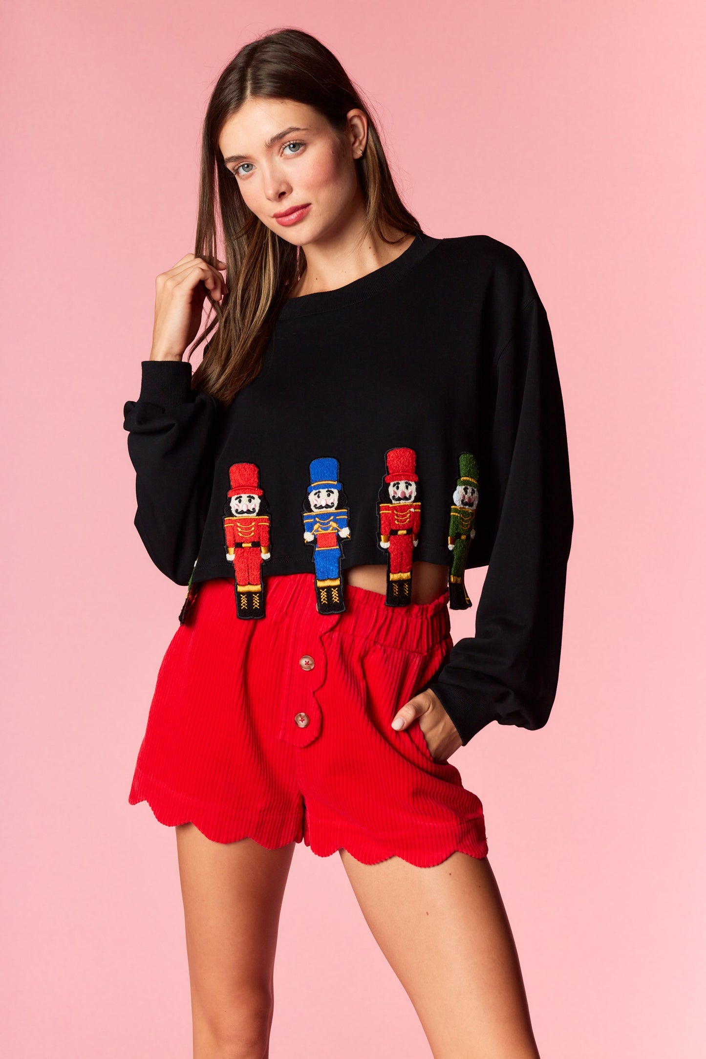 Marching To Christmas Nutcracker Sweatshirt