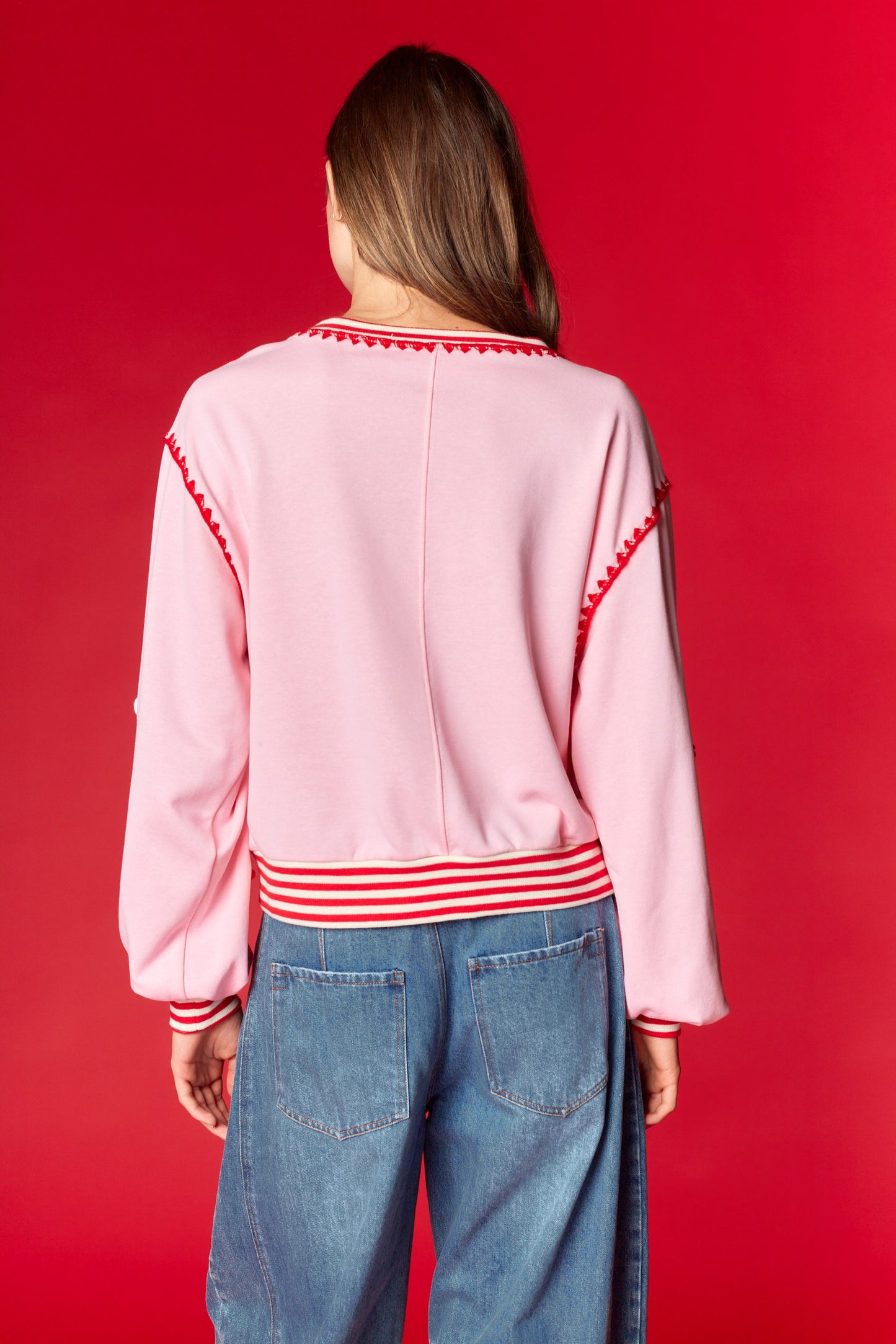 So Santa Holiday Stitched Sweatshirt