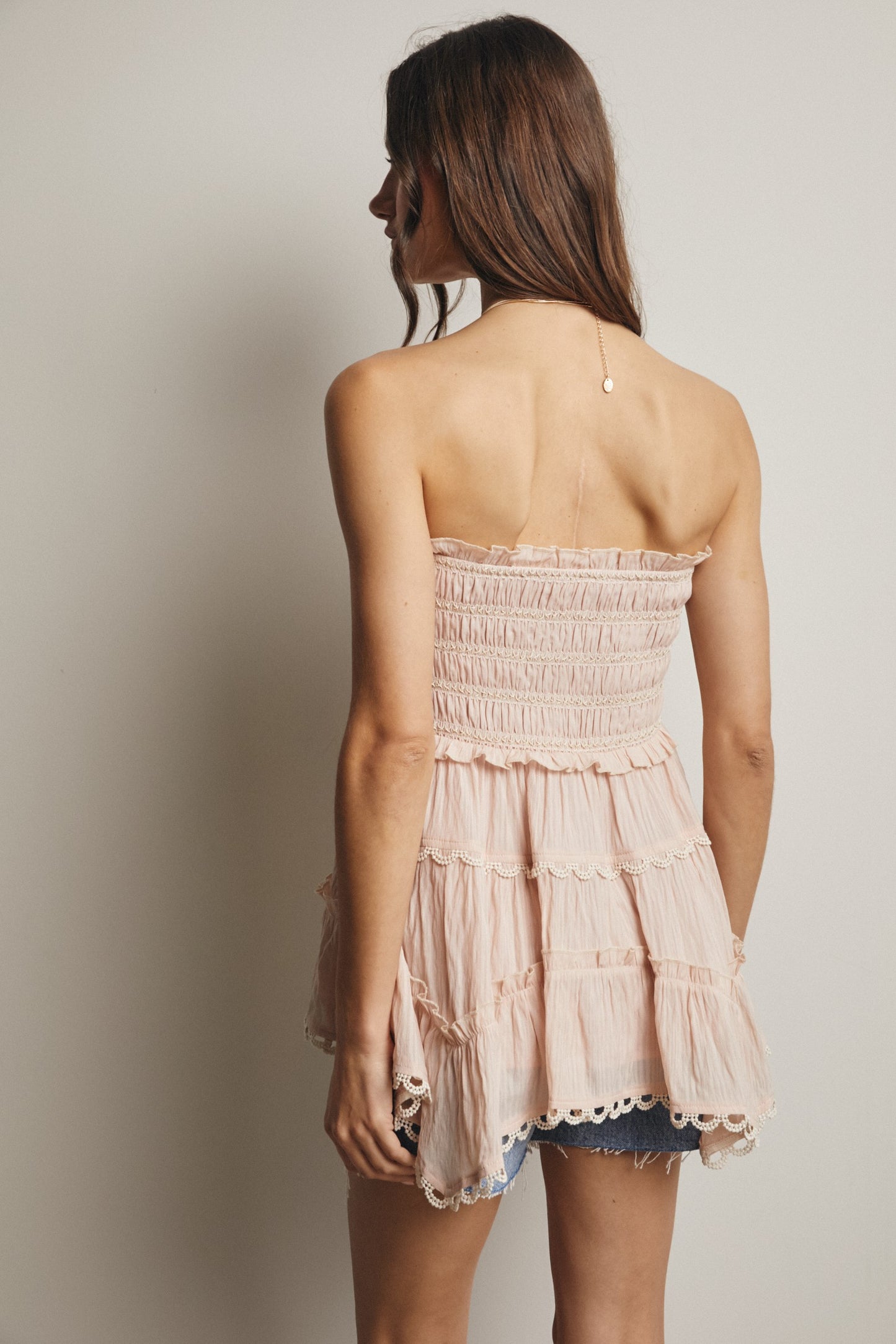 Amie Ruffled Convertible Skirt Top