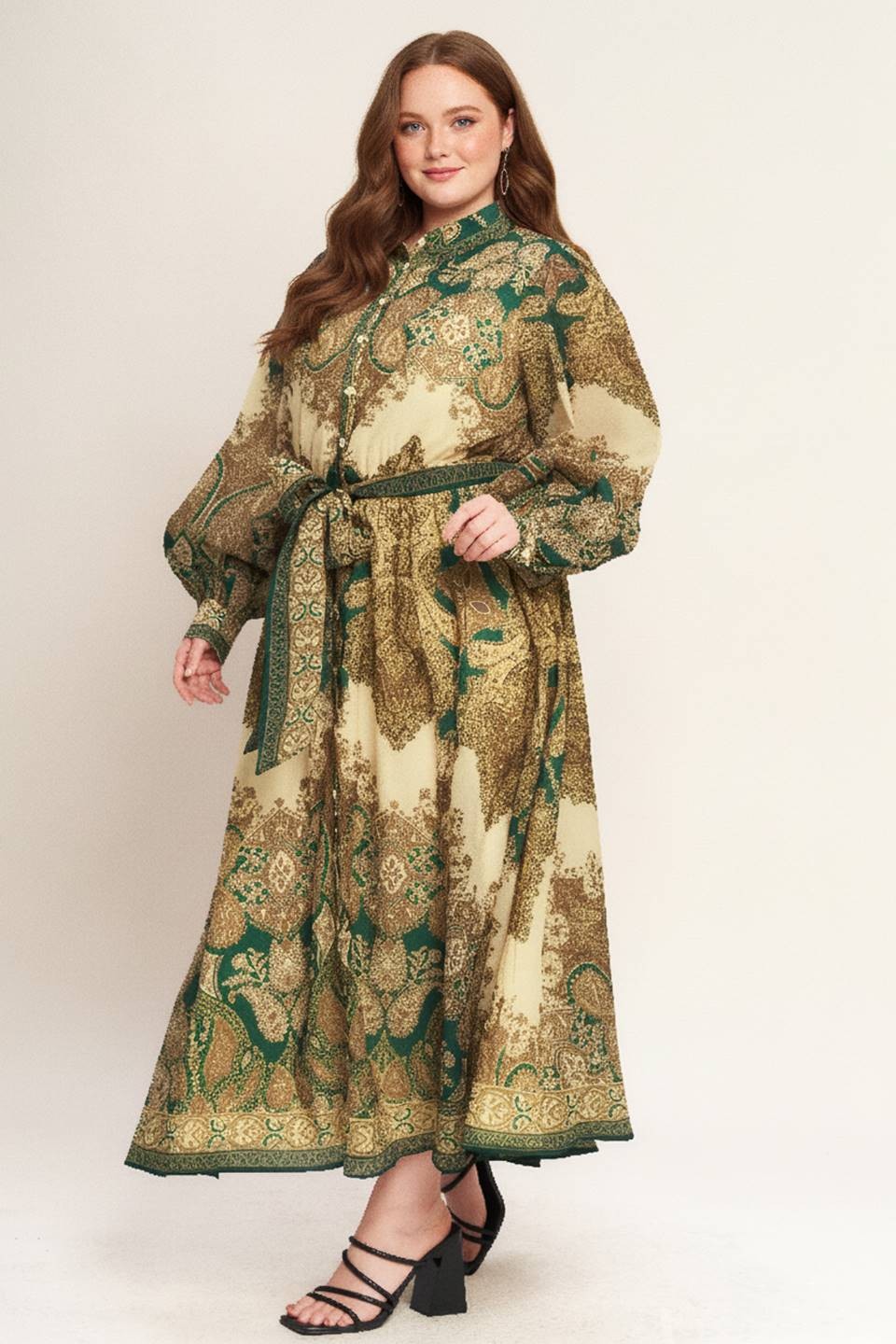 GOLDEN VISION WOVEN DRESS