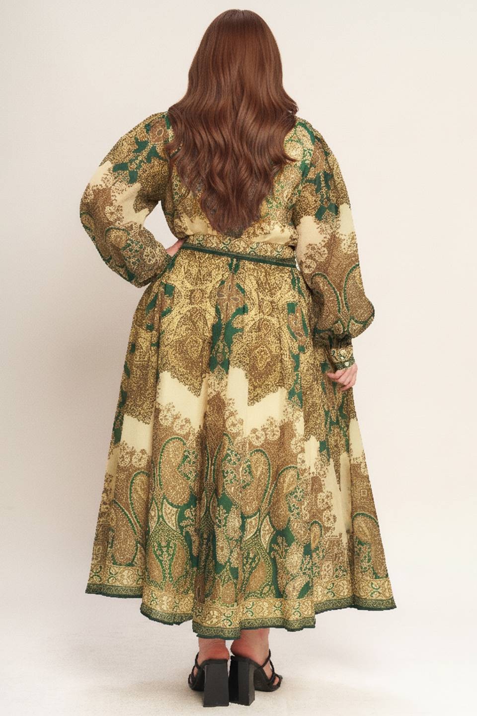 GOLDEN VISION WOVEN DRESS
