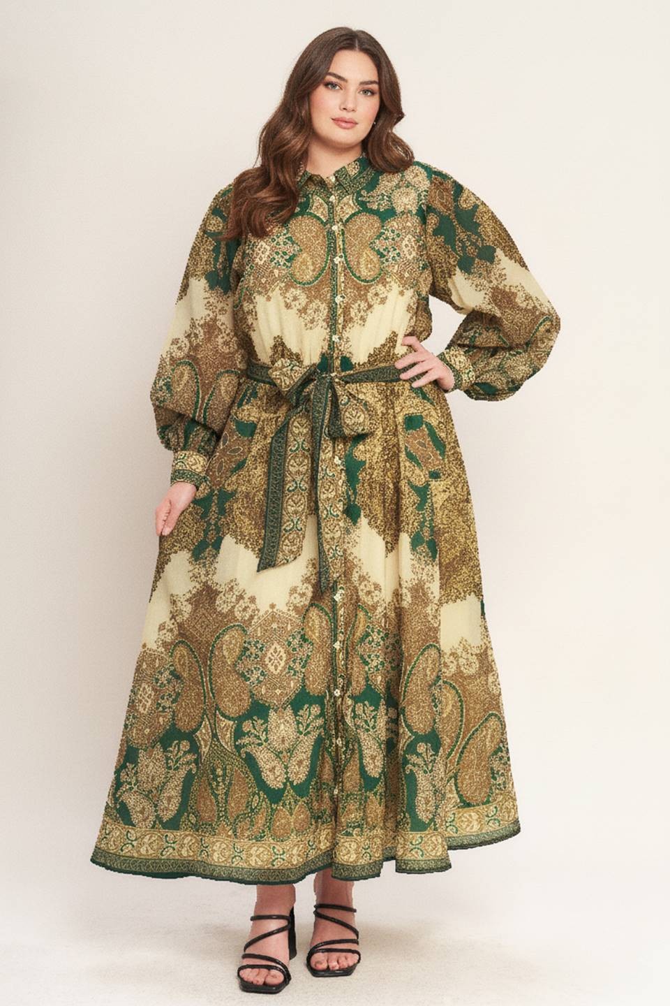 GOLDEN VISION WOVEN DRESS
