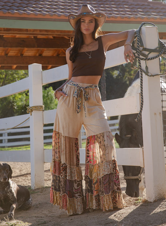 Saddle Up Buttercup Boho Pants