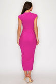 Curves Ahead Magenta Midi Dress