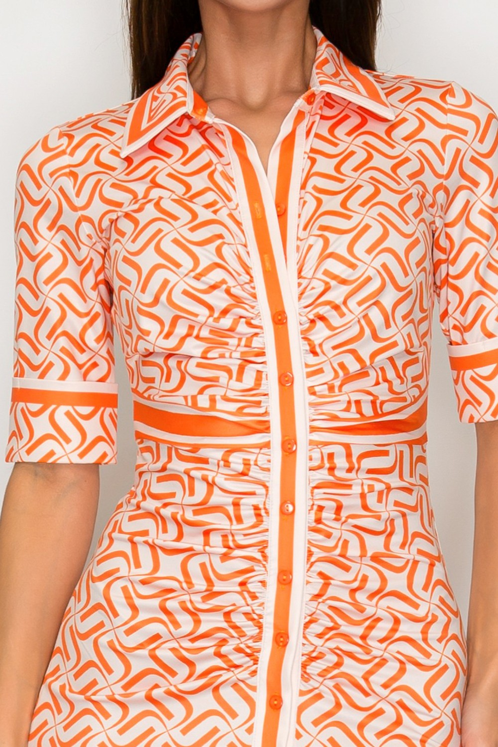 Abstract Attention Midi Dress