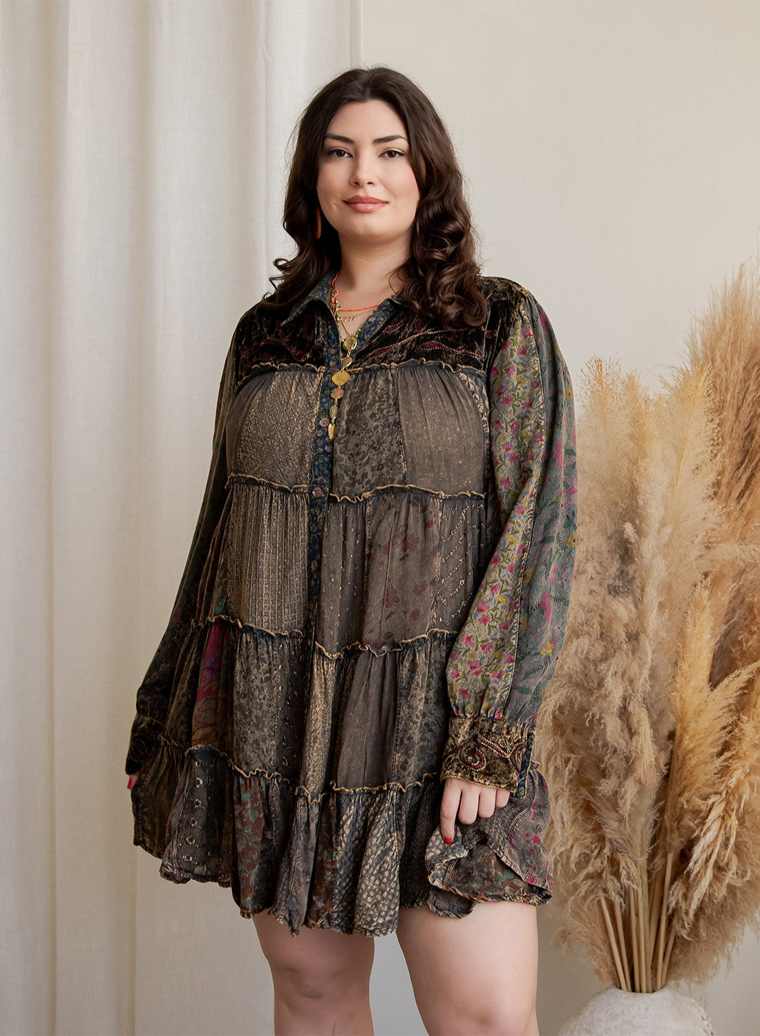 Thalia Ode To India Boho Dress