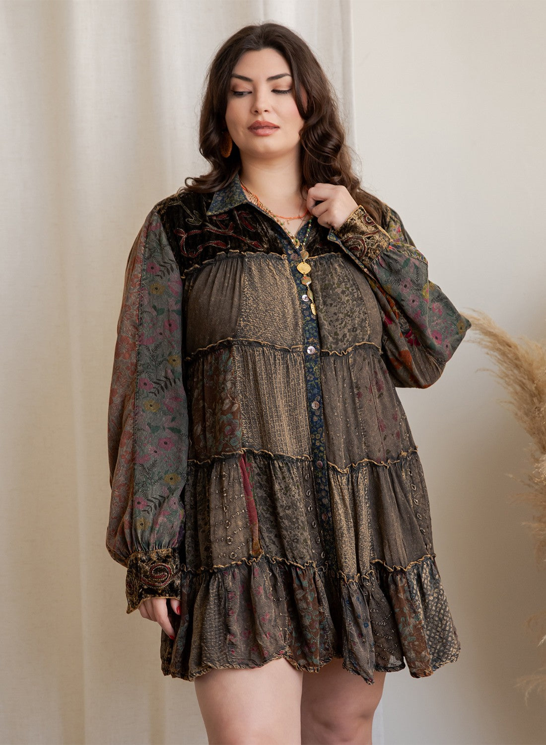 Thalia Ode To India Boho Dress