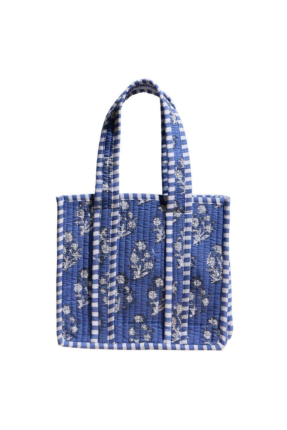 Cece Floral Pattern Quilted Tote Bag