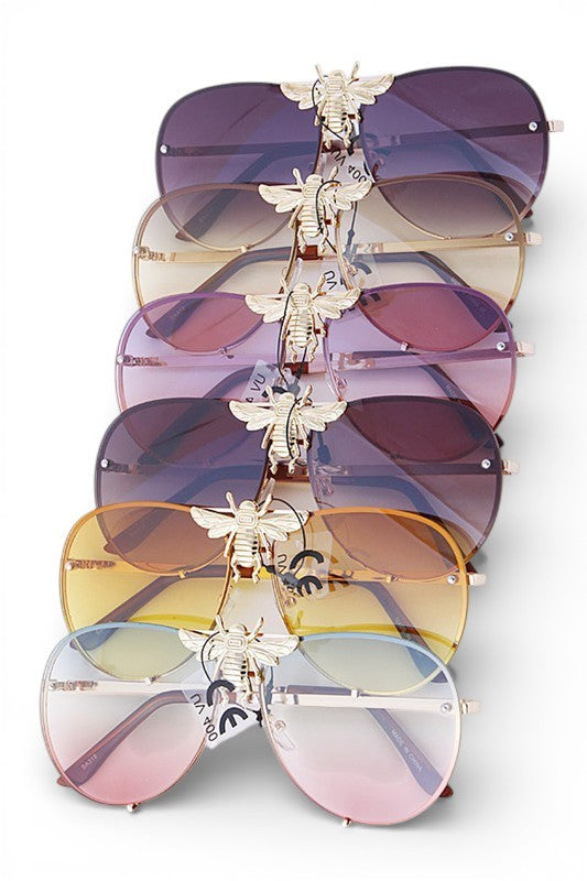 Golden Bee Iconic Aviator Sunglasses