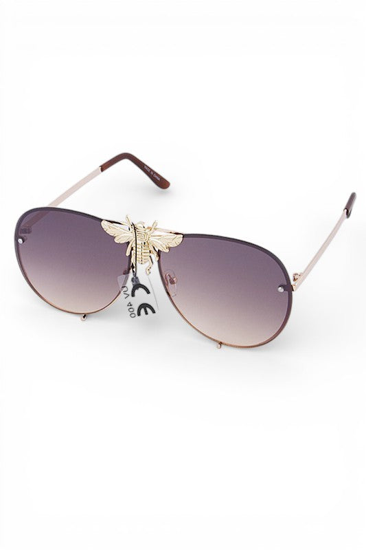 Golden Bee Iconic Aviator Sunglasses