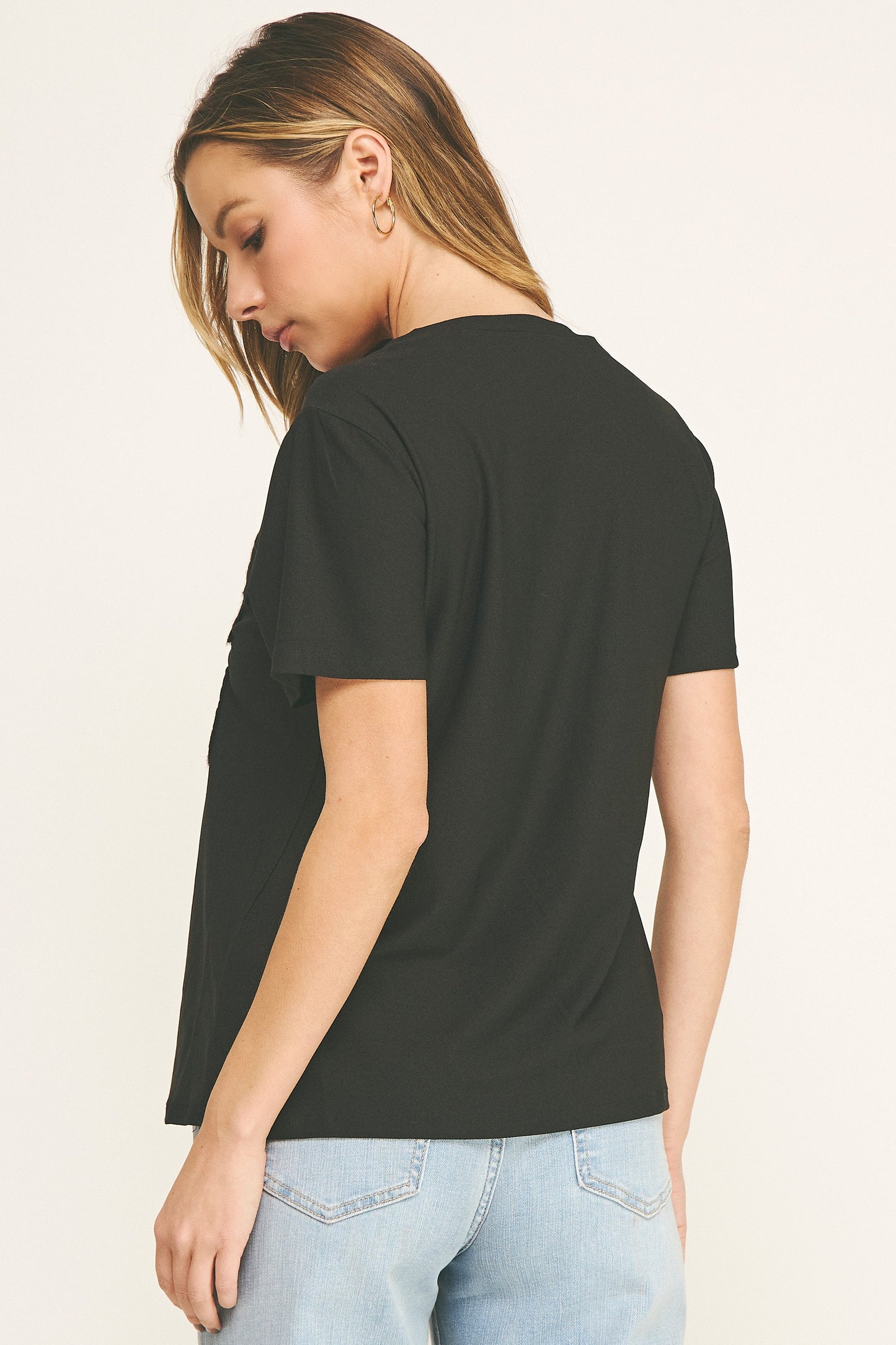 Lace Bling Bow T-Shirt