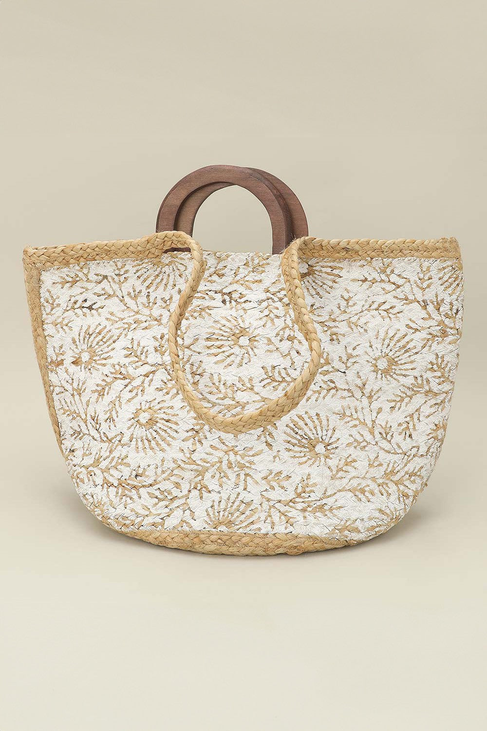 Moroccan Marketplace Woven Tote Bag
