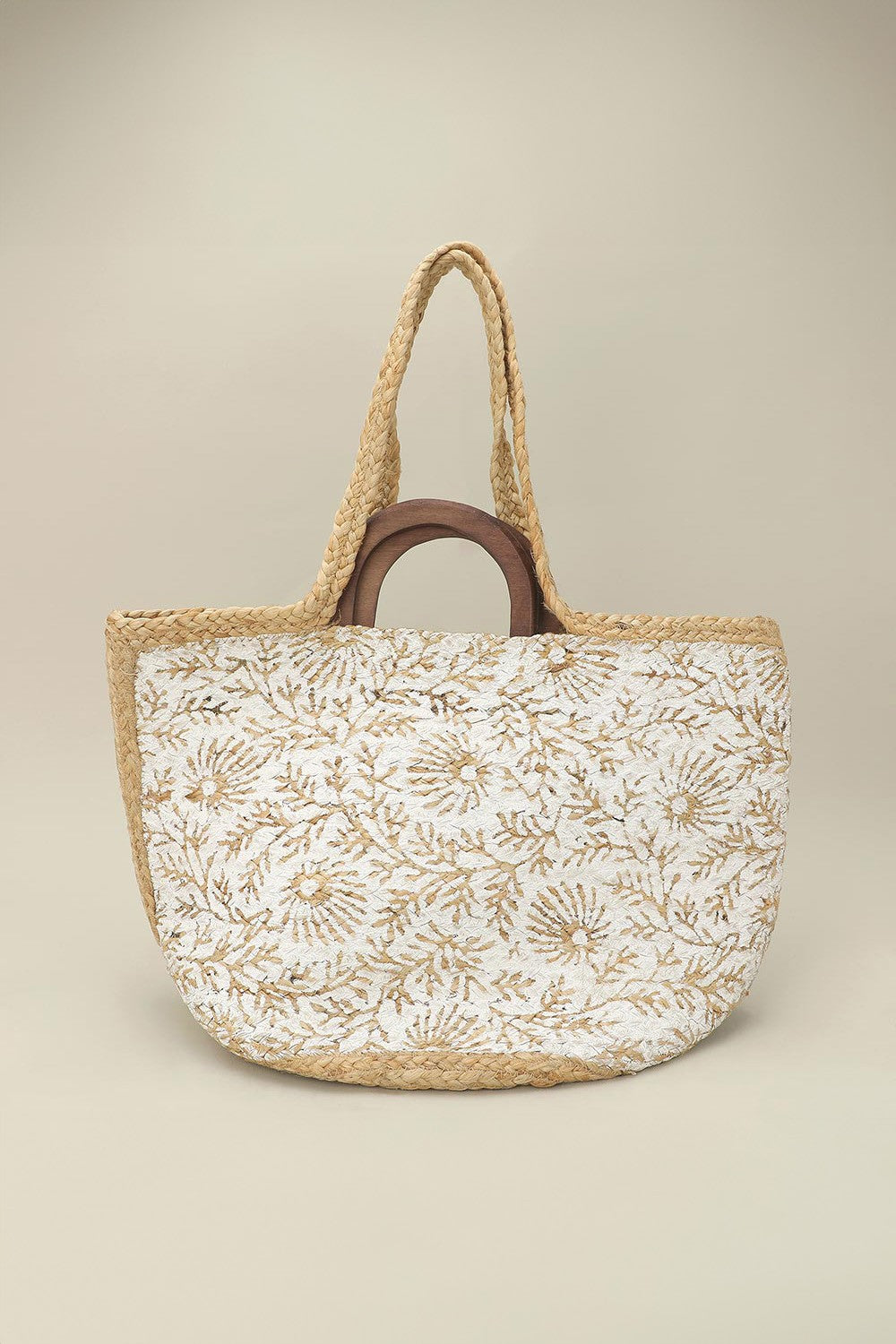 Moroccan Marketplace Woven Tote Bag