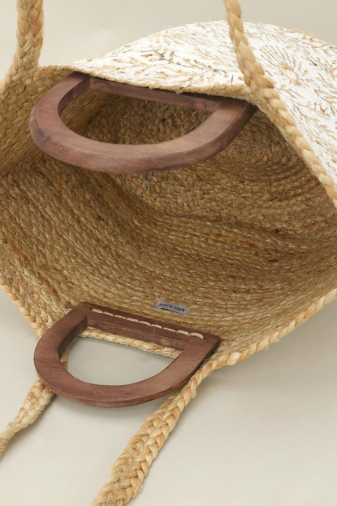 Moroccan Marketplace Woven Tote Bag