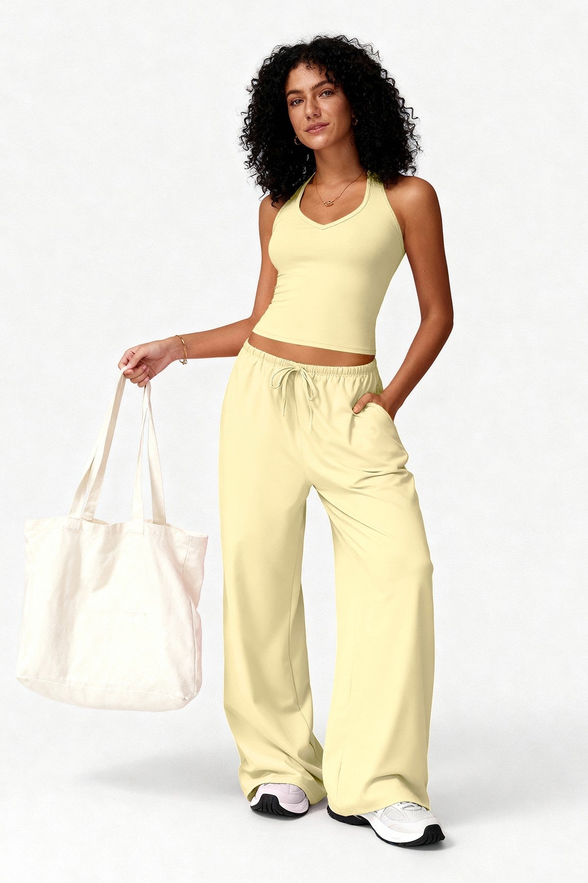 SUNNY DAYS LOUNGEWEAR TANK & PANTS SET