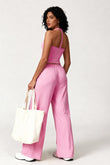 PEONY PINK LOUNGEWEAR TANK & PANTS SET
