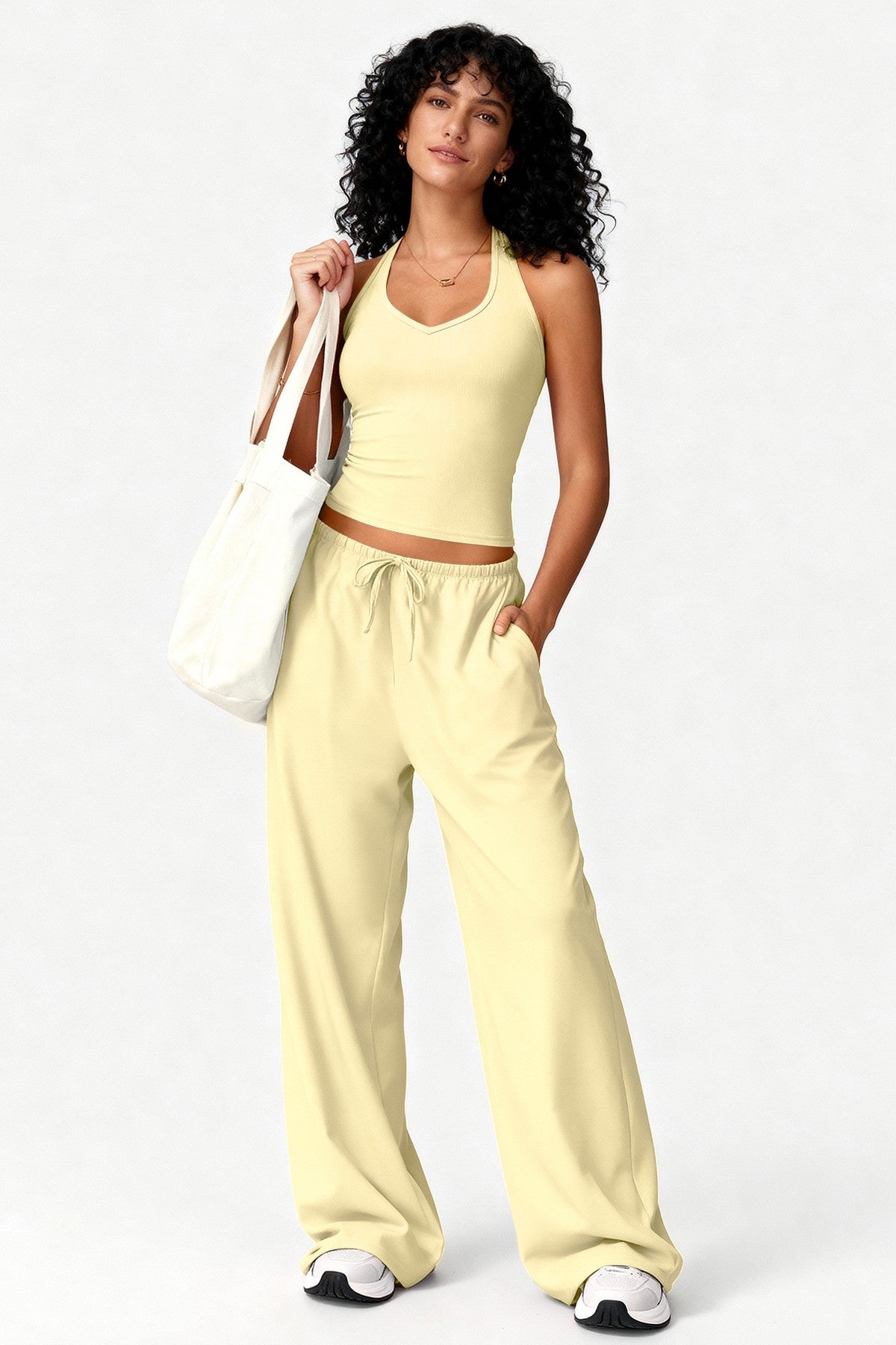 SUNNY DAYS LOUNGEWEAR TANK & PANTS SET
