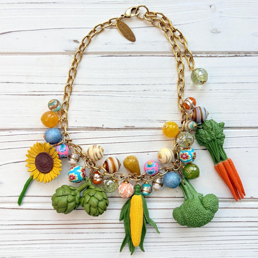 Lenora Dame Garden Vegetable Necklace