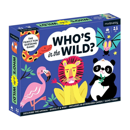 Who's in the Wild? Animal Theme Kids Card Game