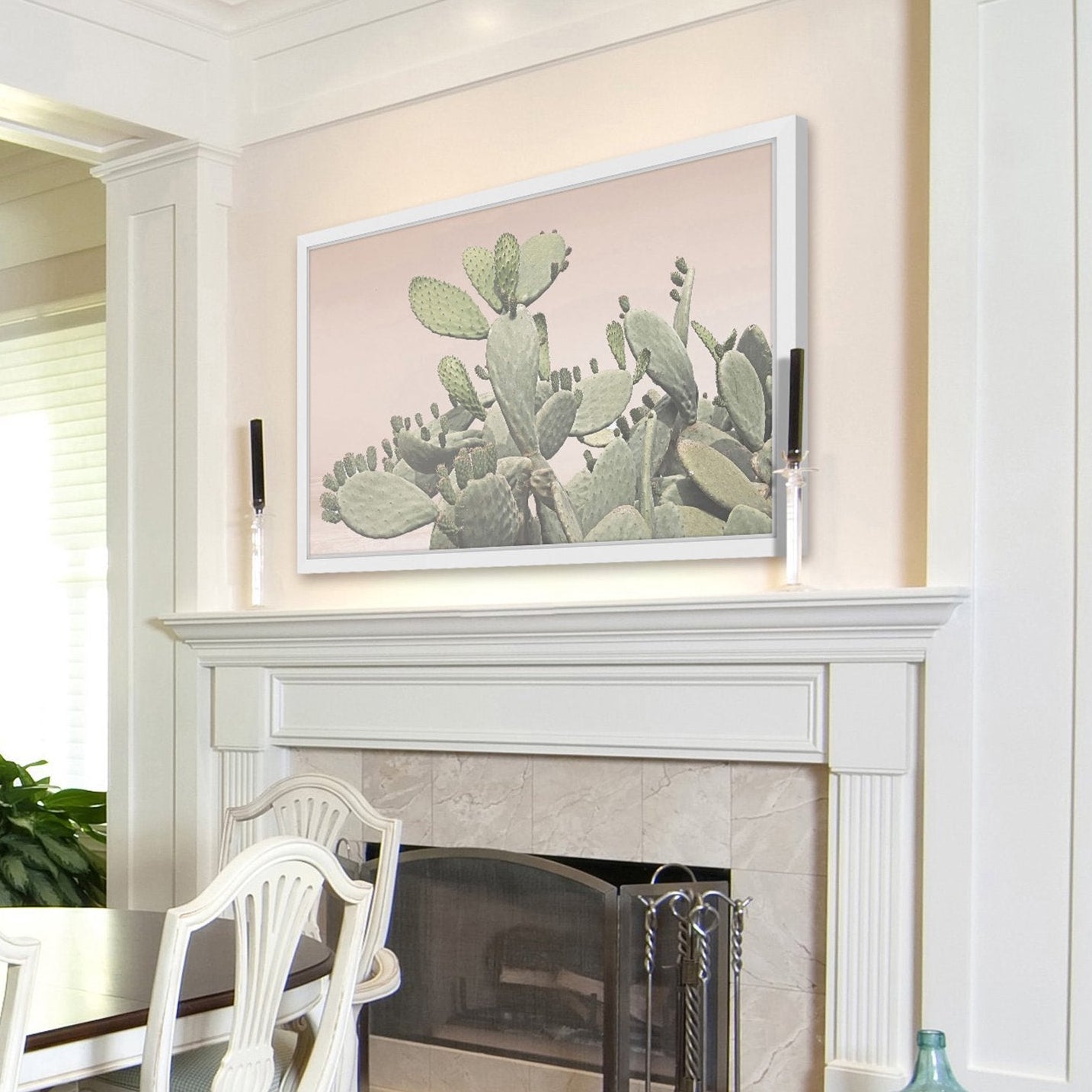 Southwestern Cactus Bunch Framed Print Wall Art
