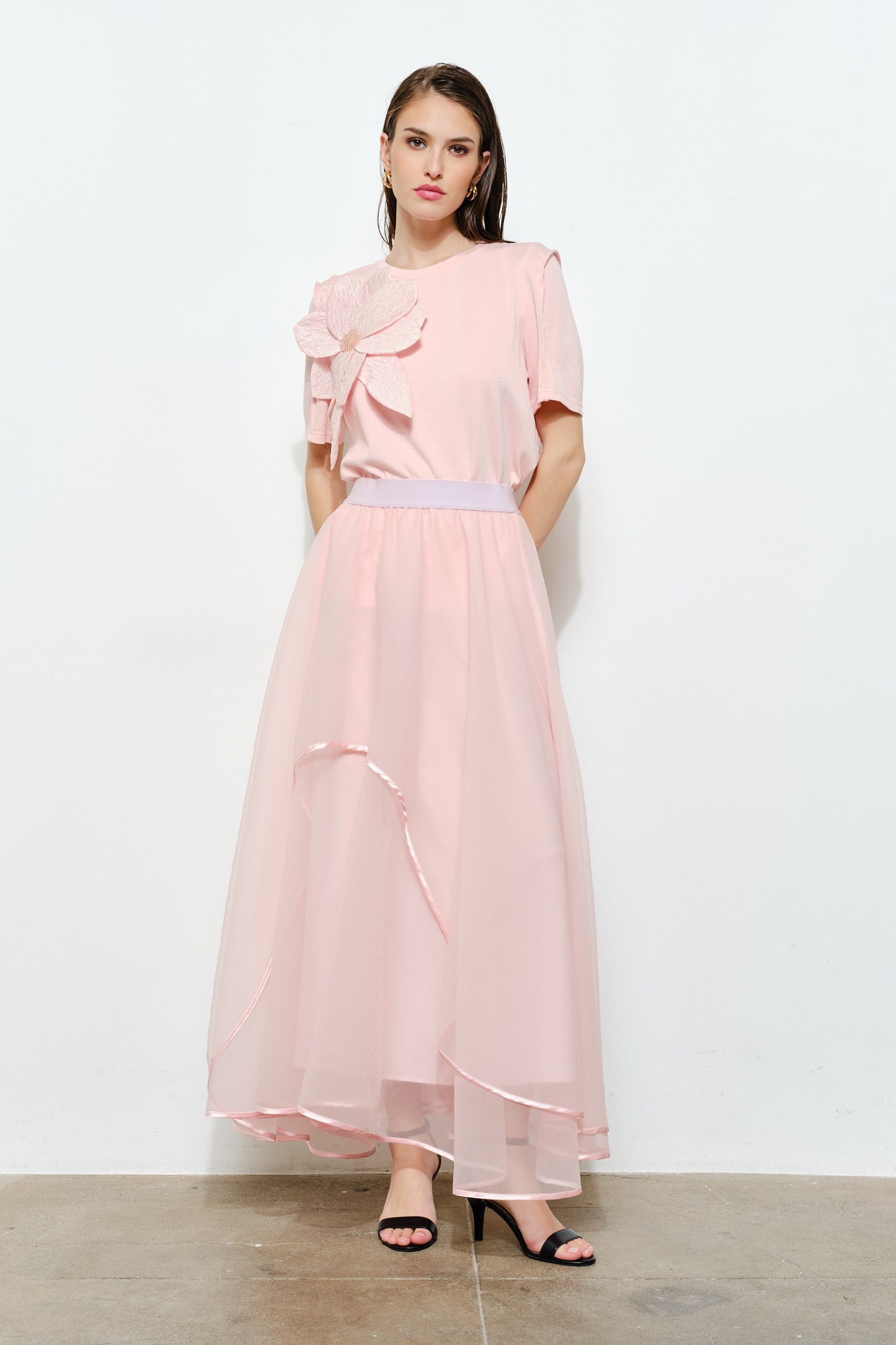 Pink Petal Power Tee Top