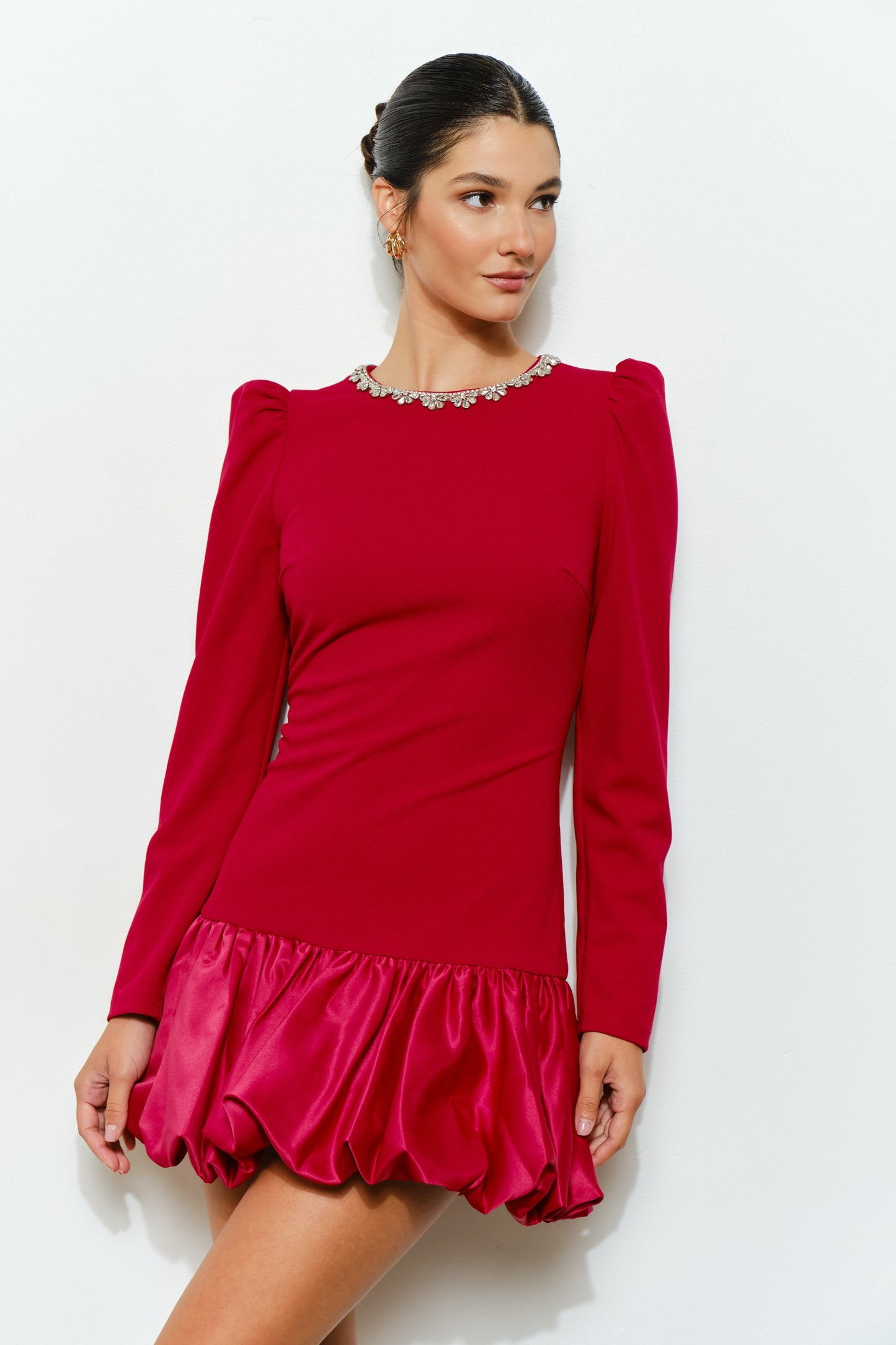Royalty in Red Party Dress