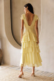 Buttercup Beauty Tiered Ruffle Dress