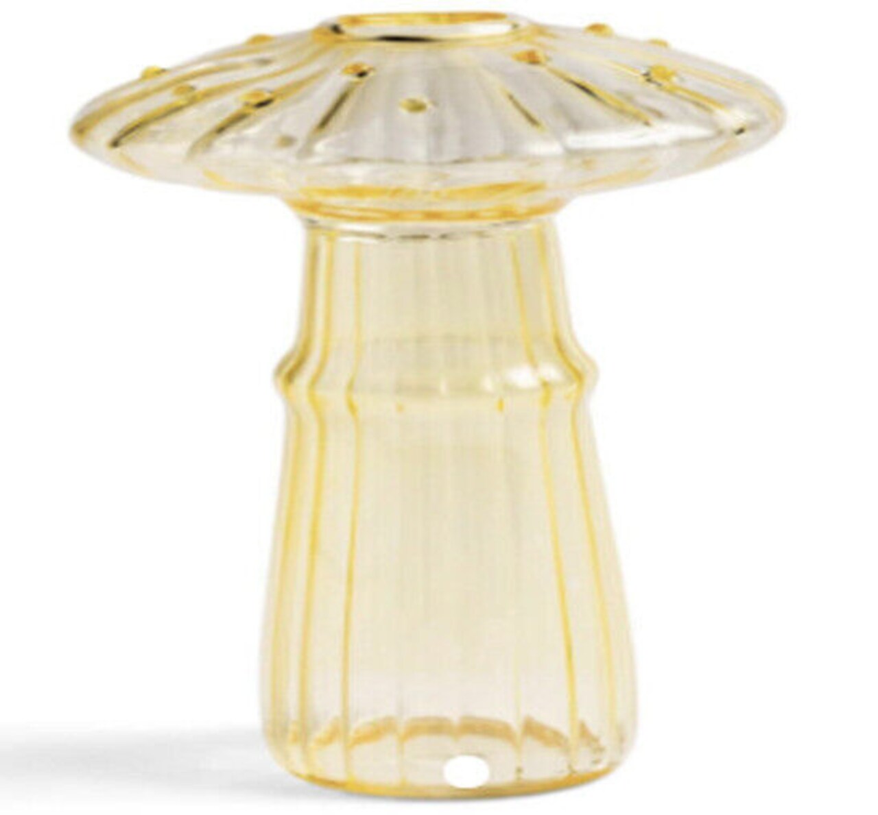 Set of 6 Mushroom Shaped Small Colorful Bud Vases