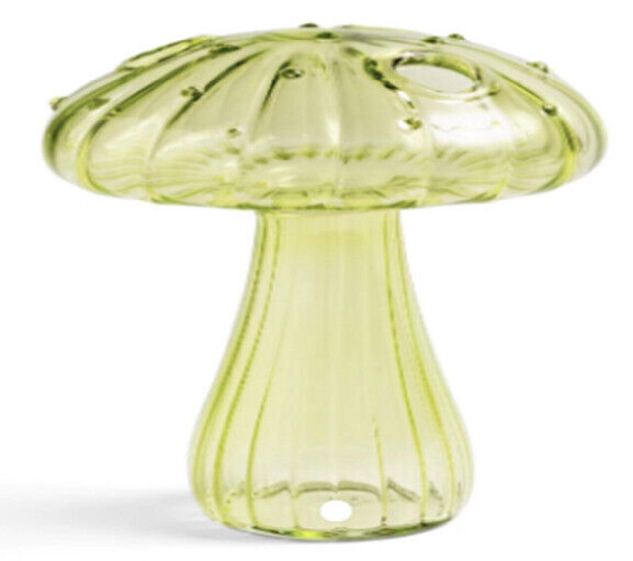 Set of 6 Mushroom Shaped Small Colorful Bud Vases