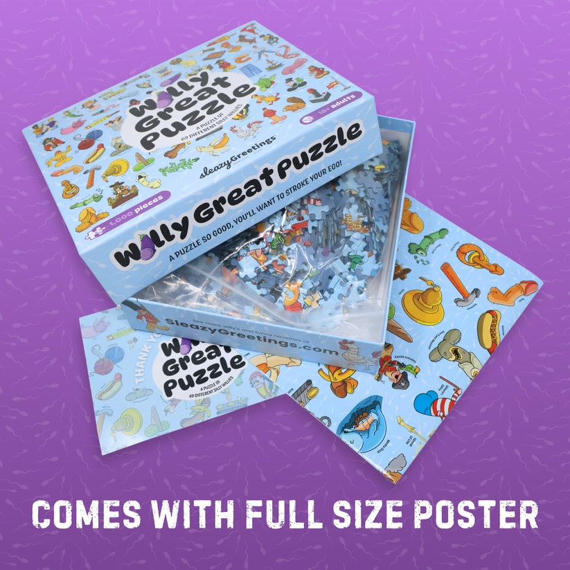 Willy Great Puzzle - Funny Penis Themed Jigsaw Puzzle