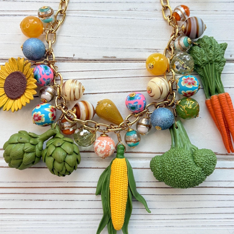 Lenora Dame Garden Vegetable Necklace