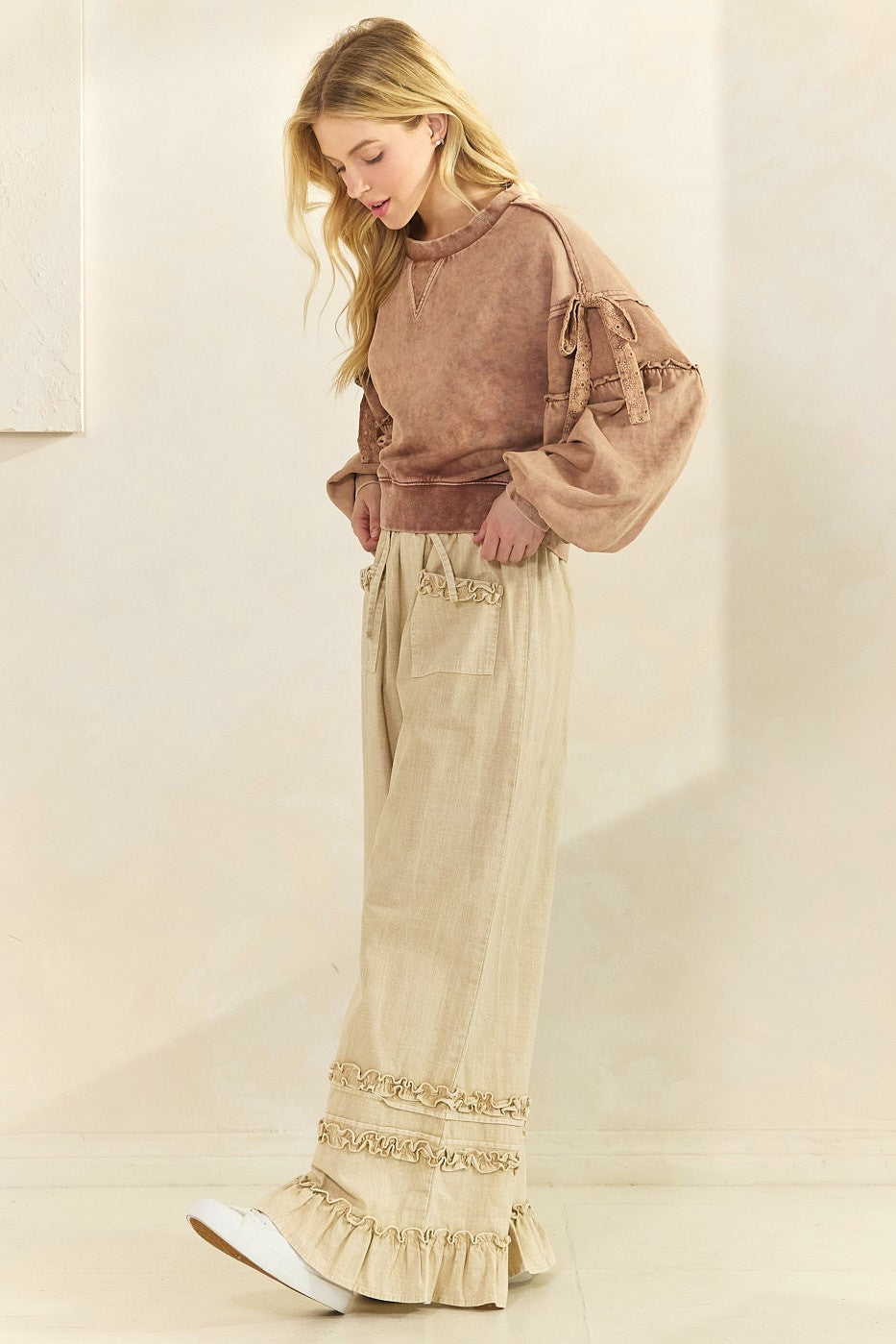 Ready To Ruffle Bohemian Pants