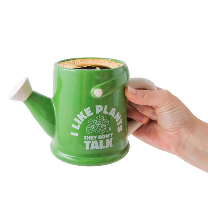 Plants Don't Talk Watering Can Mug