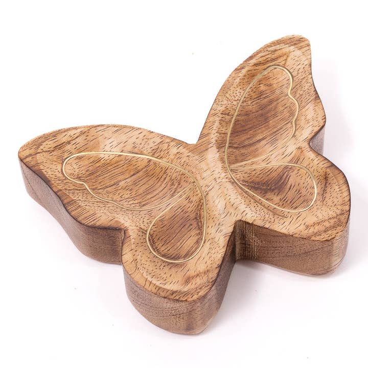 Fair Trade Hand Carved Wooden Trinket Trays