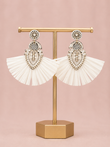 Parrot in Paradise Beaded Crystal Statement Earrings