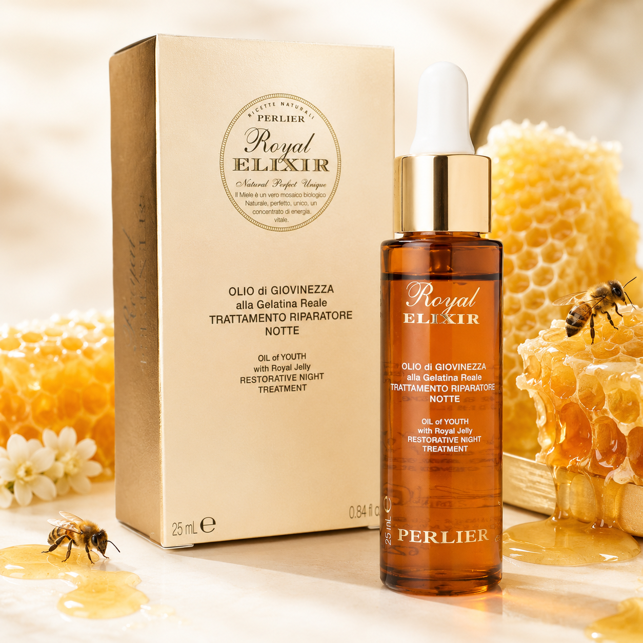 Perlier Royal Jelly Oil of Youth Restorative Night Skin Treatment