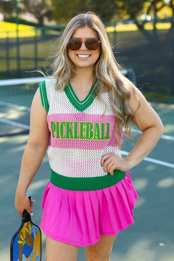 Diadema de tela boho con cuentas de cristal de semillas de pickleball