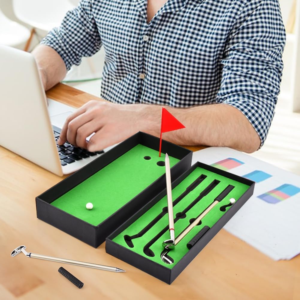 Mini Desktop Ink Pen Golf Game